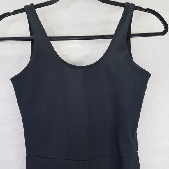 Girlfriend Collective Scoop Back Unitard Women's S Jumpsuit Black Ballet Yoga - Picture 2 of 16